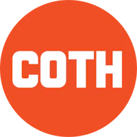 coth logo in orange and white